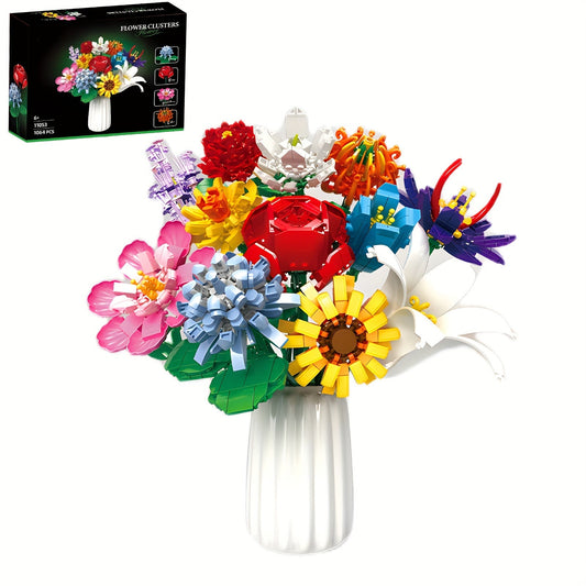 Flower Bouquet Building Set, 1064PCS