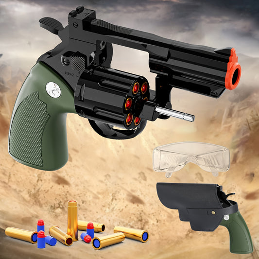 Foam Soft Bullet Toy Revolver With 40 Bullets