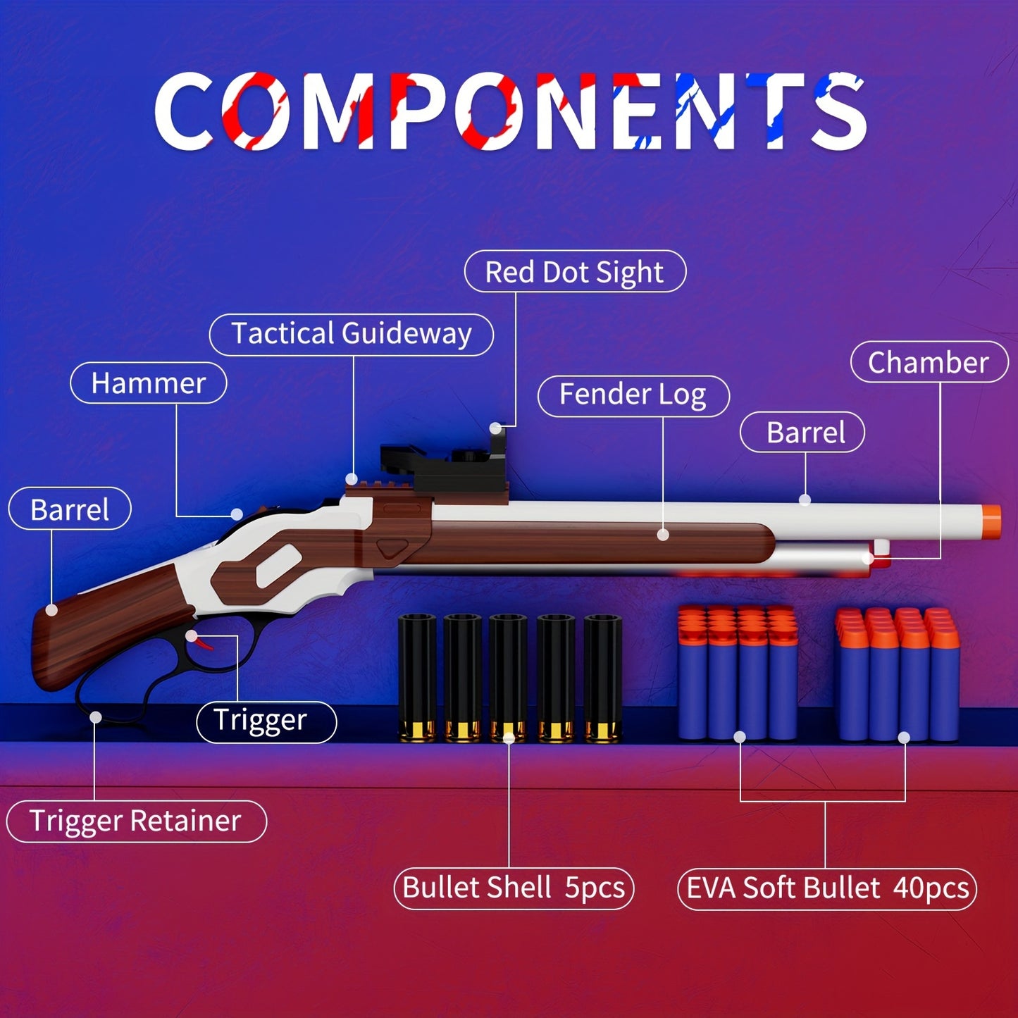 Toy Soft Blasters Shell Ejecting